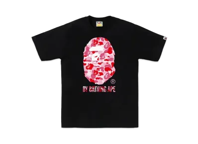 A BATHING APE ABC Camo By Bathing Ape Tee "Black/Pink"