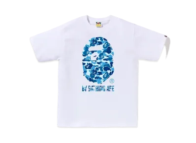 A BATHING APE ABC Camo By Bathing Ape Tee "White/Blue"