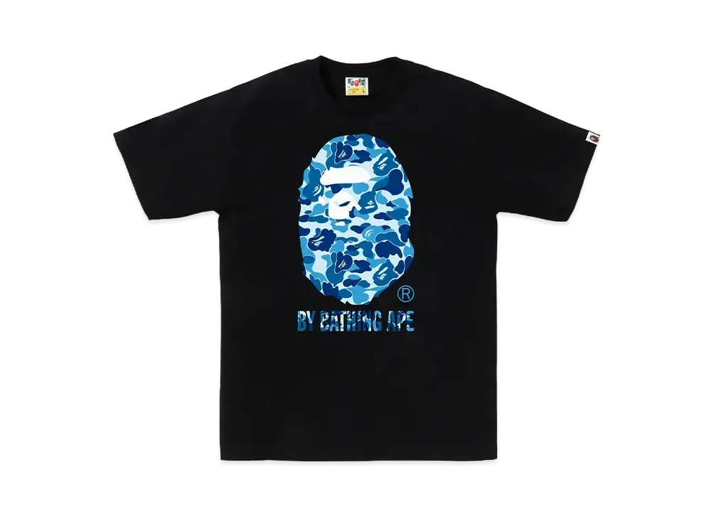 A BATHING APE ABC Camo By Bathing Ape Tee "Black/Blue"