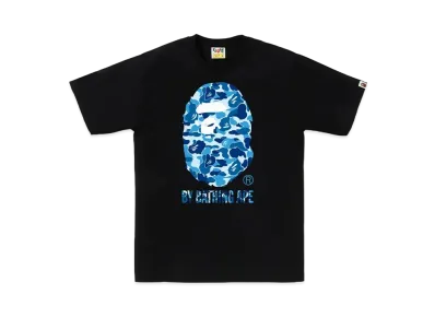 A BATHING APE ABC Camo By Bathing Ape Tee "Black/Blue"