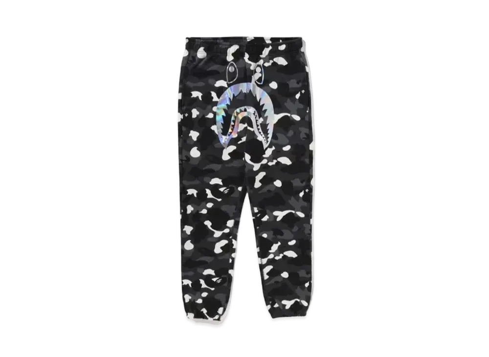 A BATHING APE Shark Sweat Pants "Black"