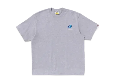 A BATHING APE ABC Camo Logo Relaxed Fit Tee "Gray"