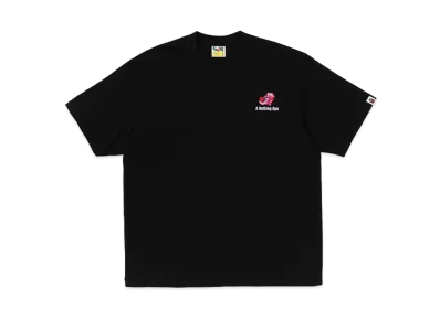 A BATHING APE ABC Camo Logo Relaxed Fit Tee "Black"