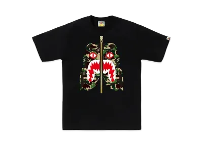 A BATHING APE ABC Camo Tiger Tee "Black/Green"