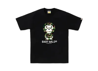 A BATHING APE ABC Camo Baby Milo Tee "Black/Green"