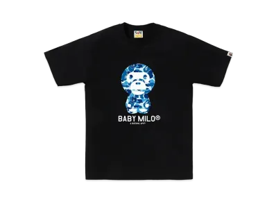 A BATHING APE ABC Camo Baby Milo Tee "Black/Blue"