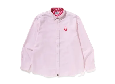 A BATHING APE ABC Camo One Point Relaxed Fit Shirt "Pink"