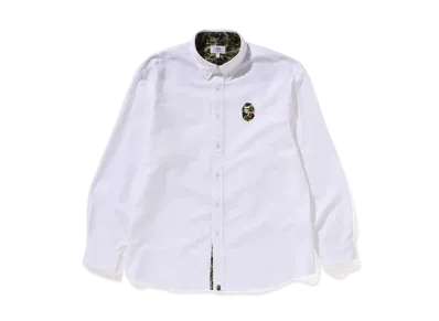 A BATHING APE ABC Camo One Point Relaxed Fit Shirt "White"