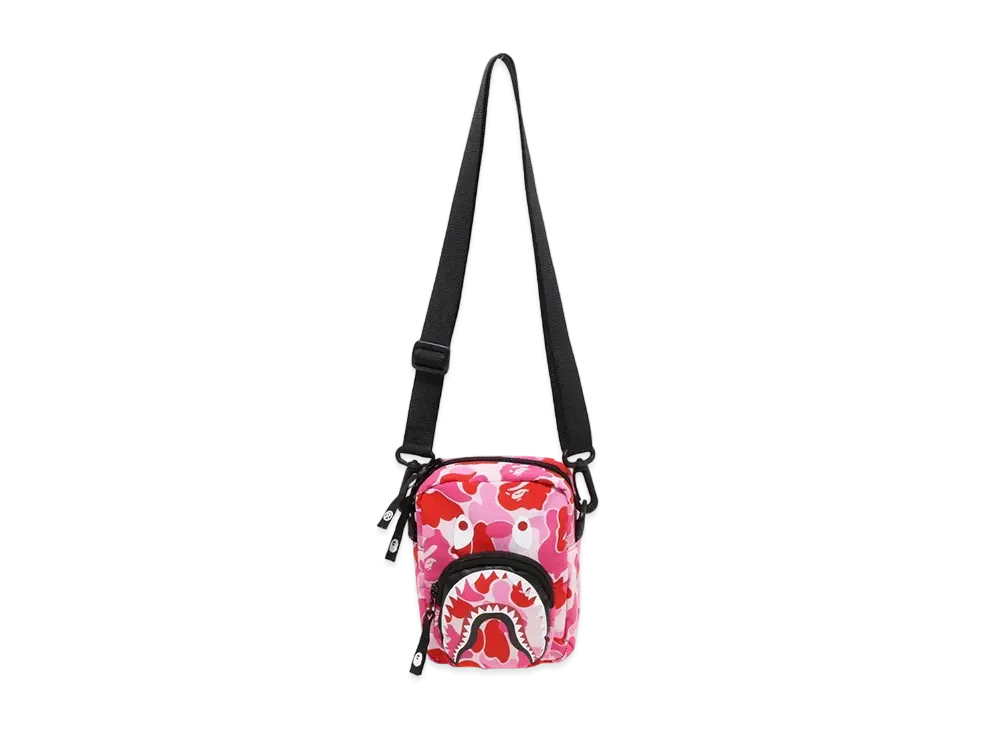 A BATHING APE ABC Camo Shark Mini Bag "Pink"