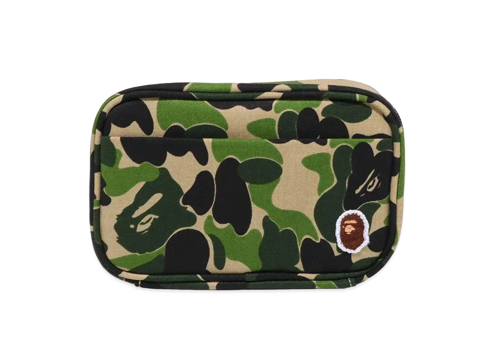 A BATHING APE ABC Camo Gadget Pouch "Green"