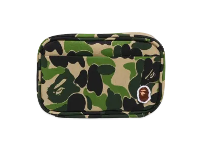 A BATHING APE ABC Camo Gadget Pouch "Green"