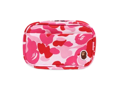 A BATHING APE ABC Camo Gadget Pouch "Pink"