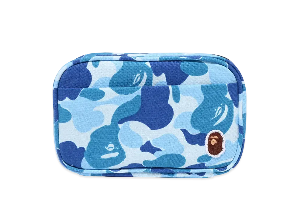 A BATHING APE ABC Camo Gadget Pouch "Blue"