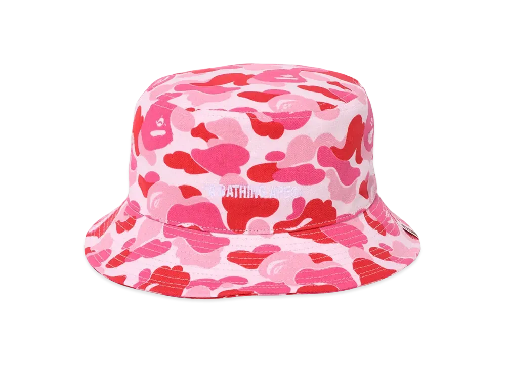 アベイシングエイプ A BATHING APE バケットハット ピンク カモ A BATHING APE ABC Camo Logo Bucket Hat 