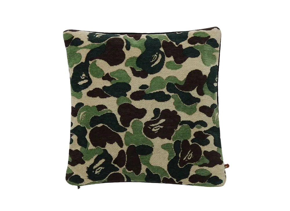 A BATHING APE ABC Camo Cushion "Green"