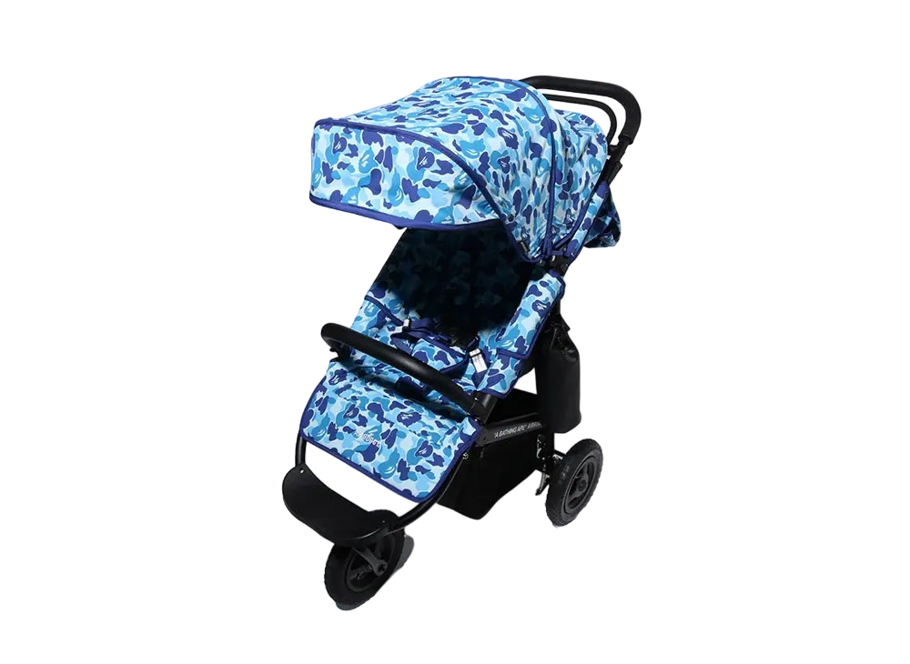 A BATHING APE x AIRBUGGY ABC Camo Stroller "Blue"