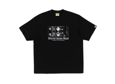 A BATHING APE Baby Milo Figure Relaxed Fit Tee "Black"