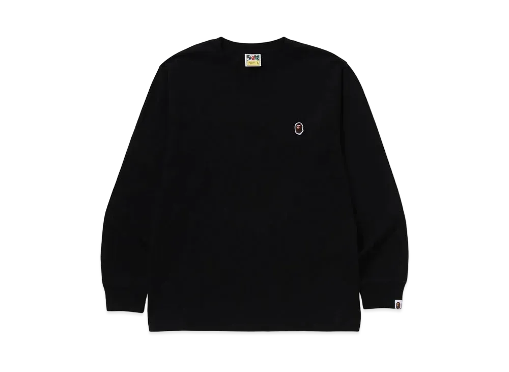 A BATHING APE One Point LS Tee "Black"
