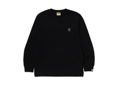 A BATHING APE One Point LS Tee "Black"