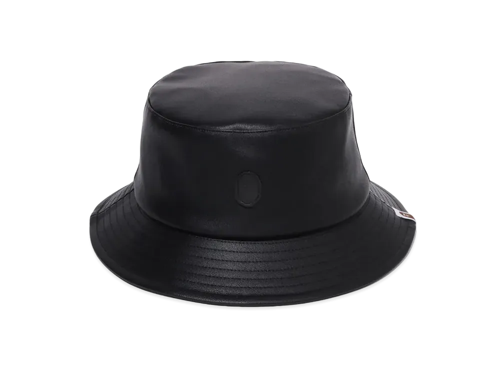 A BATHING APE Ape Head One Point Bucket Hat "Black"