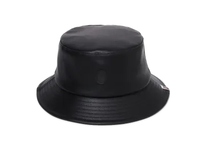 A BATHING APE Ape Head One Point Bucket Hat "Black"