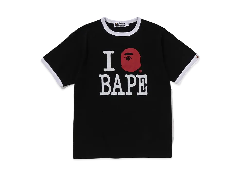 A BATHING APE I Love Bape Tee #1 "Black"