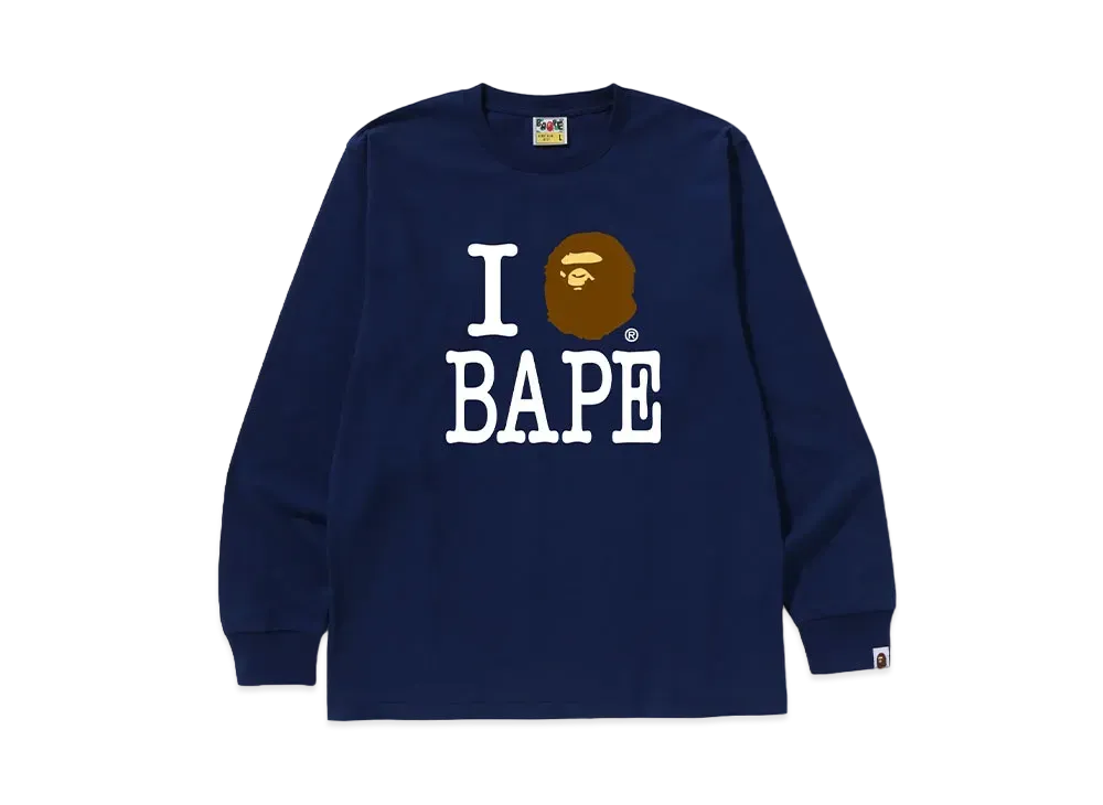 A BATHING APE I Love Bape LS Tee 