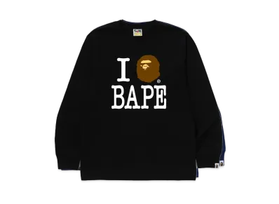 A BATHING APE I Love Bape LS Tee "Black"