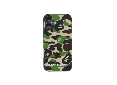 A BATHING APE Abc Camo Case For Iphone 16 "Green"