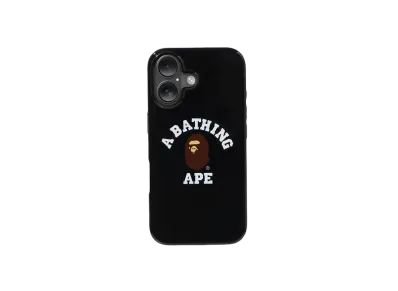 A BATHING APE College Case For Iphone 16 "Black"