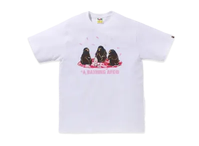 A BATHING APE Sakura Viewing Tee "White"