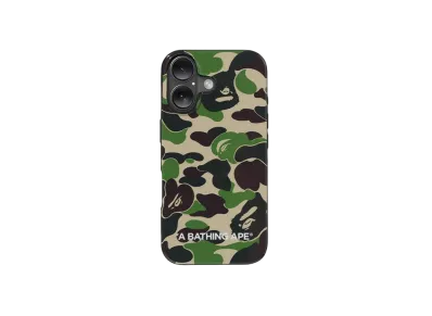 A BATHING APE Abc Camo Case For Iphone 16 Plus "Green"
