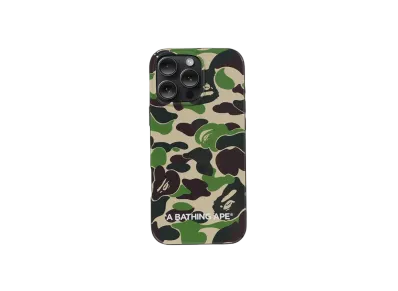 A BATHING APE Abc Camo Case For Iphone 16 Pro Max "Green"