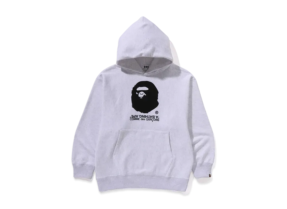 A BATHING APE x COMME des GARCONS Pullover Hoodie "Gray"
