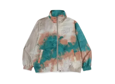 A BATHING APE Tie Dye Track Jacket "Beige"