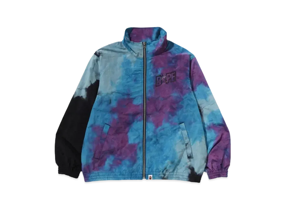 A BATHING APE Tie Dye Track Jacket "Black"