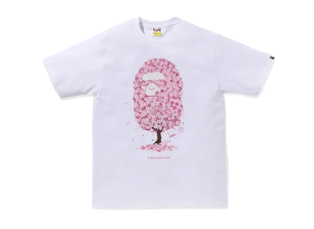 A BATHING APE Sakura Tee "White"