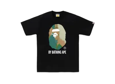 A BATHING APE Tie Dye By Bathing Ape Tee "Black Beige"