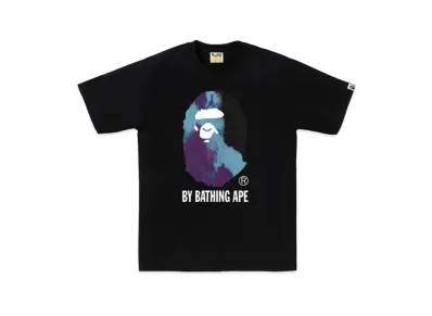 A BATHING APE Tie Dye By Bathing Ape Tee "Black"