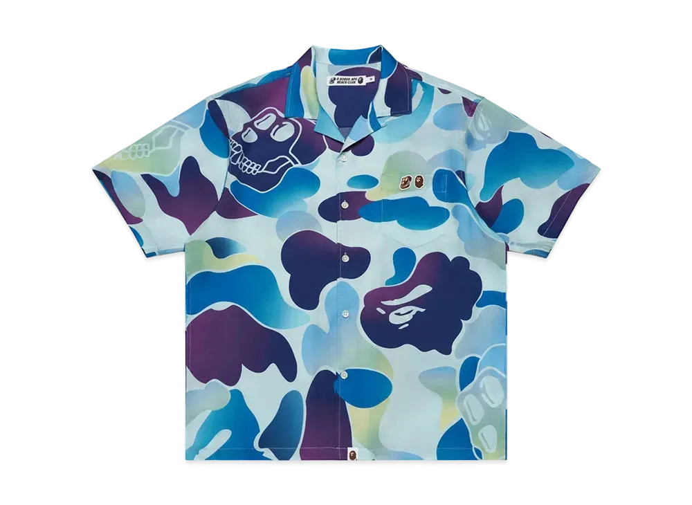 A BATHING APE x Bored Ape Yacht Club Hawaiian Shirt "Blue"