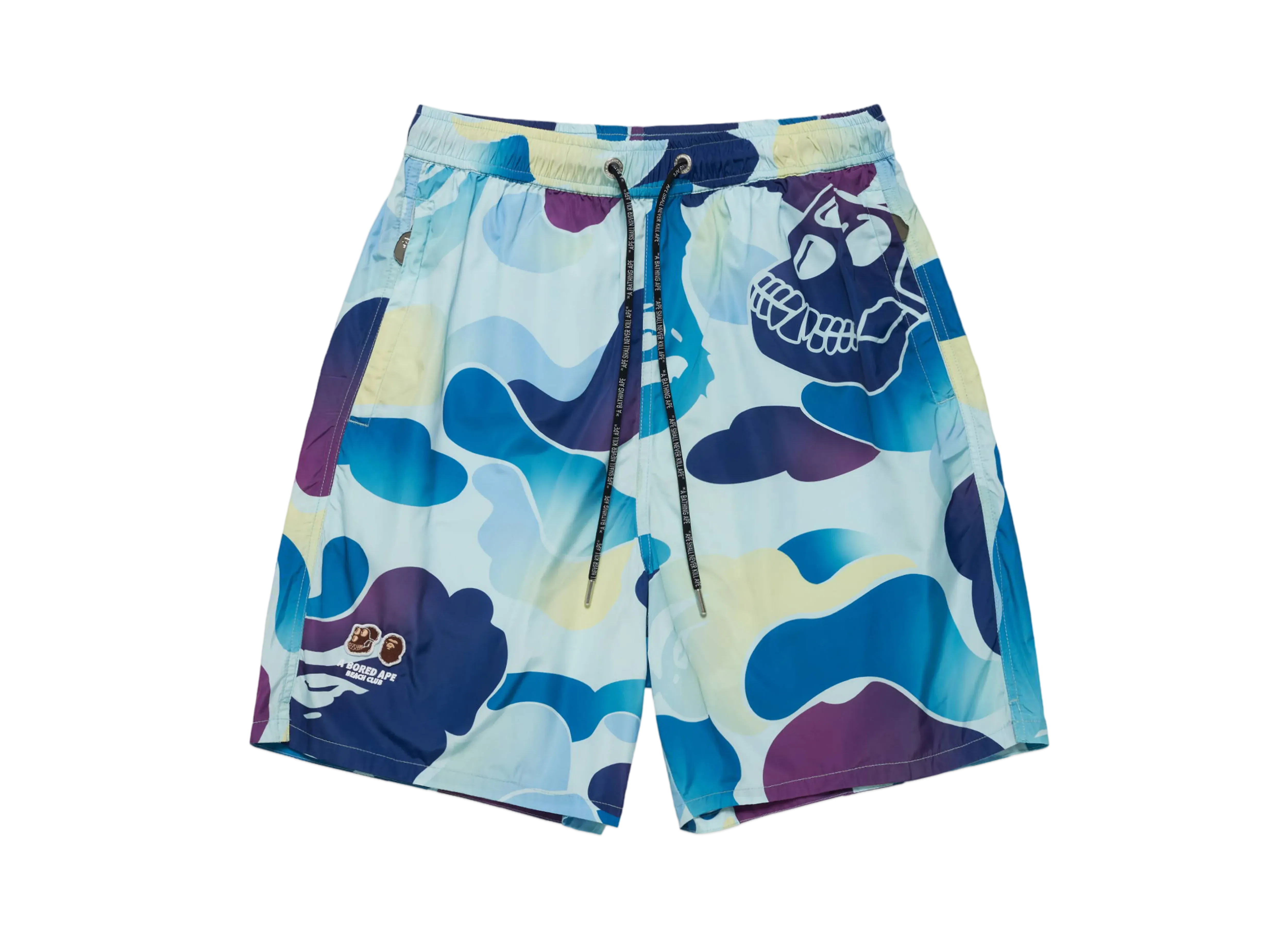 A BATHING APE x Bored Ape Yacht Club Water Shorts "Blue"