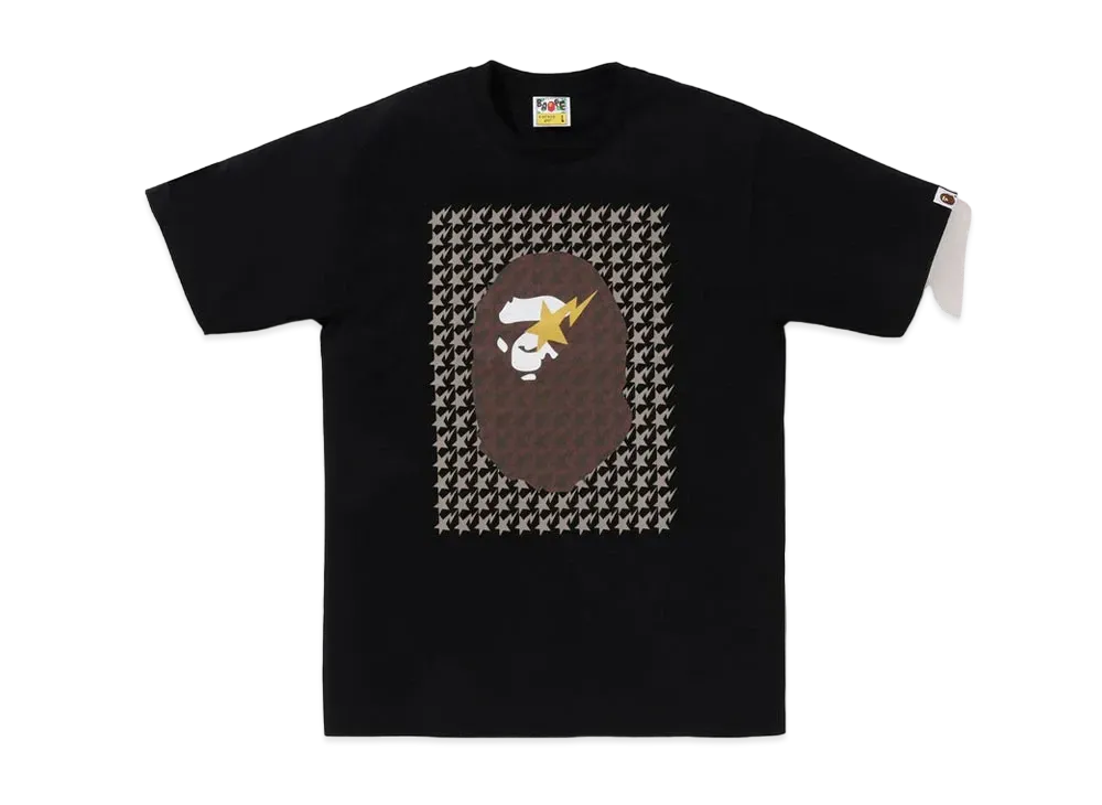 A BATHING APE Ape Head Tee "Black/brown"