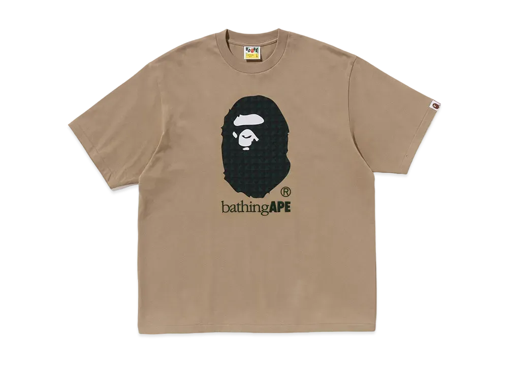 A BATHING APE By Bathing Ape Relaxed Fit Tee "Beige"