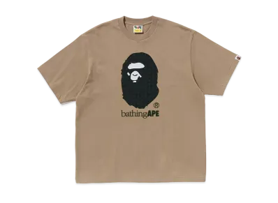 A BATHING APE By Bathing Ape Relaxed Fit Tee "Beige"