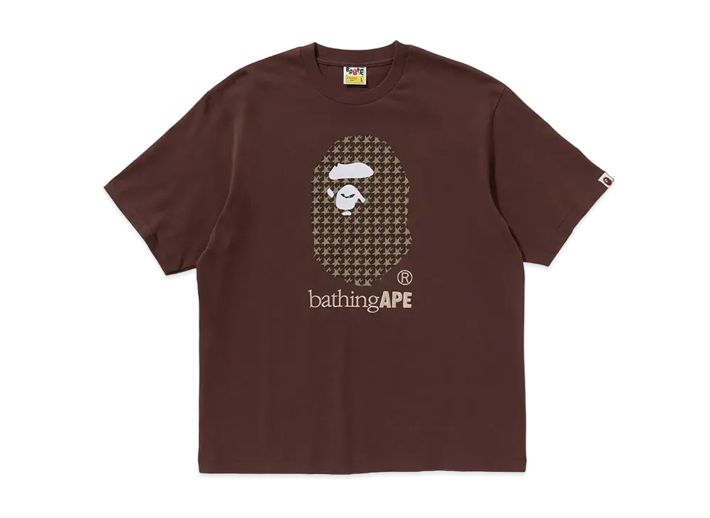 A BATHING APE By Bathing Ape Relaxed Fit Tee "Brown"