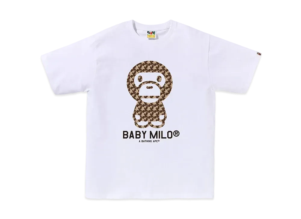 A BATHING APE Baby Milo Tee "White/beige"
