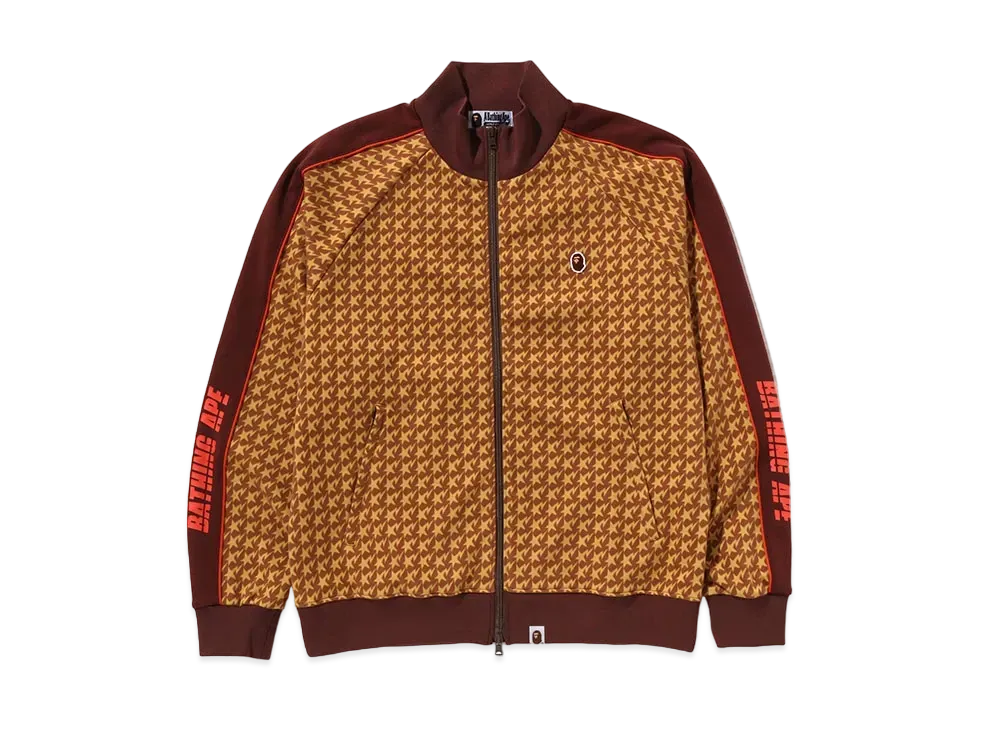 A BATHING APE Jacquard Track Jacket "Brown"