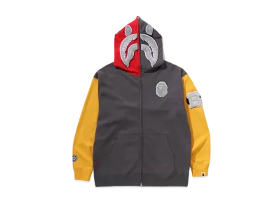 A BATHING APE Shark Full Zip Hoodie MALAYSIA "Multi"