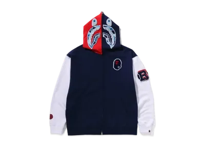 A BATHING APE Shark Full Zip Hoodie UK "Multi"