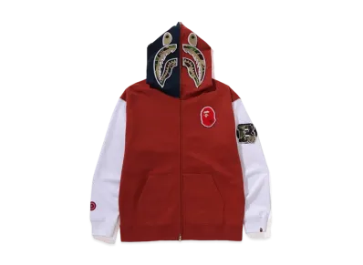 A BATHING APE Shark Full Zip Hoodie FRANCE "Multi"